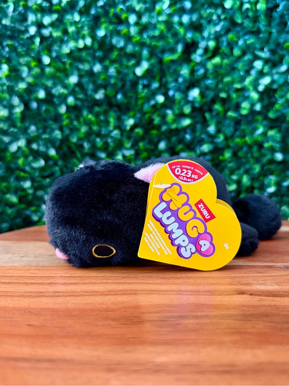 Zuru Hug-A-Lumps Fuzzy Luna Black Cat Mini Weighted Plush